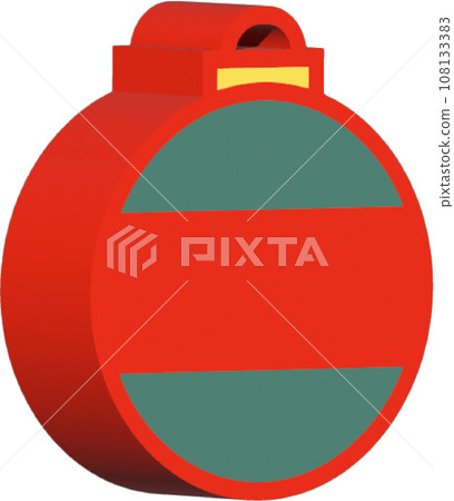 The Christmas 3d icons for holiday concept The Christmas 3d icons for holiday concept 108133383