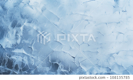Semi transparent frozen blue and white ice and snow texture, structured with cracks and scratches. High quality photo Semi transparent frozen blue and white ice and snow texture, structured with cracks and scratches. High quality photo 108135785