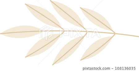 Christmas Floral Foliage Branch and Leaves 108136035