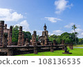 Thailand's UNESCO World Heritage Site, Sukhothai Historical Park, is the location to the Wat Mahathat Temple. 108136535
