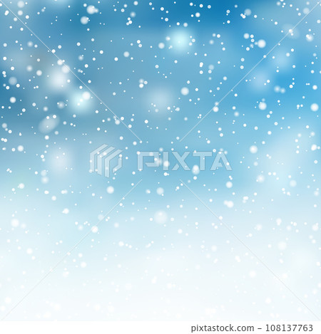 Christmas, Snowy background with falling snow, snowflakes, snowdrift for winter and new year holidays. Vector Christmas, Snowy background with falling snow, snowflakes, snowdrift for winter and new year holidays. Vector 108137763