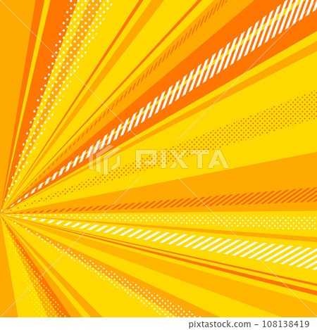 Background material Yellow Orange Attention background that jumps out with a sense of speed Flash Glide Speed 108138419