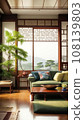 Large Japanese-style room 108139803