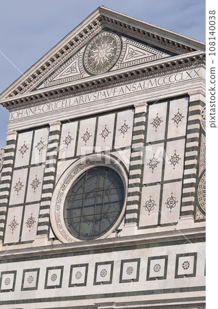 Santa Maria Novella, a church in Florence, Italy, the city's principal Dominican church. Santa Maria Novella, a church in Florence, Italy, the city's principal Dominican church. 108140038