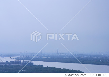 View from observation deck of Samut Prakan city, Kingdom of Thailand View from observation deck of Samut Prakan city, Kingdom of Thailand 108140168