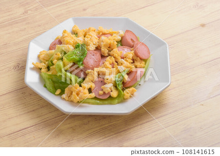 炒生菜魚腸 108141615
