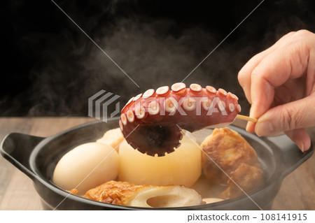 Oden with chopsticks Oden with chopsticks 108141915