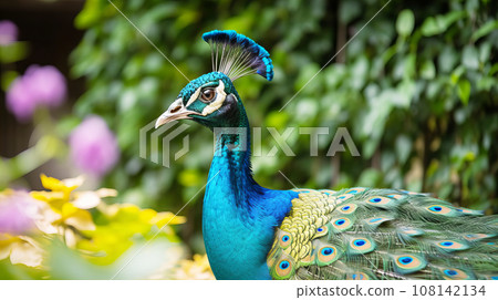 Wild peacock 108142134