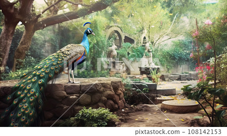 野生孔雀 108142153