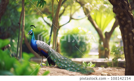 野生孔雀 108142154