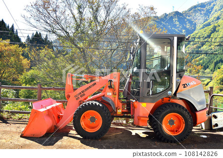 Landscape with snowplow Landscape with snowplow 108142826