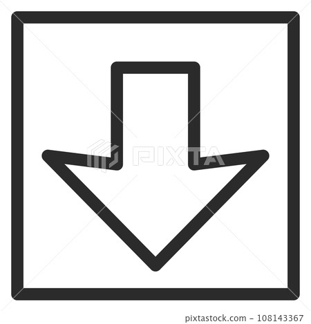 簡單符號中央線的單線圖解 108143367