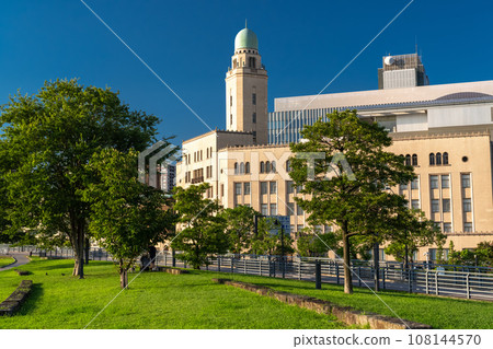 [神奈川縣] 清晨的橫濱灣地區/象之花公園 108144570