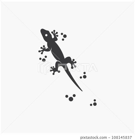 home lizard logo design, with vector logo design. type of lizard or gecko logo 108145837