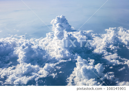 Cumulus storm clouds in blue sky Cumulus storm clouds in blue sky 108145901