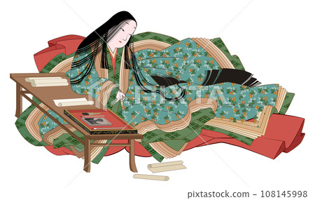 Murasaki Shikibu - 綠色和服 Murasaki Shikibu - 綠色和服 108145998