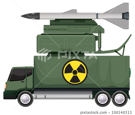 Military missile launcher vector 108148313