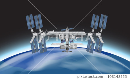 International Space Station (ISS) in Space International Space Station (ISS) in Space 108148353