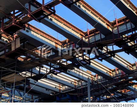 bridge construction view 108148890