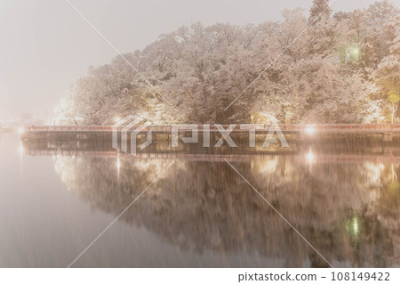 Winter scenery of Kesennuma Bay 108149422
