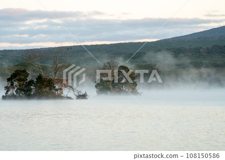 大沼公園的清晨霧 108150586