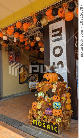Kobe Harborland mosaic Halloween decorations Kobe Harborland mosaic Halloween decorations 108150797