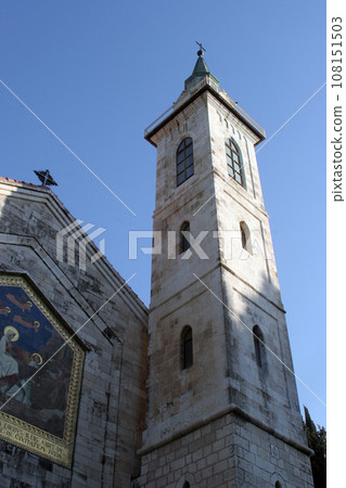 Church of the Visitation in Ein Karem, Jerusalem, Israel Church of the Visitation in Ein Karem, Jerusalem, Israel 108151503