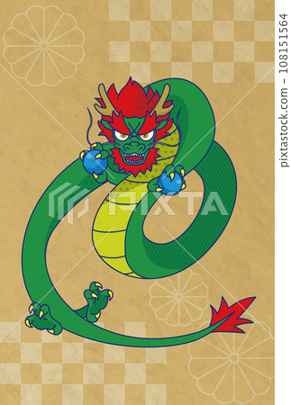 2024年賀年片（豎3） 108151564