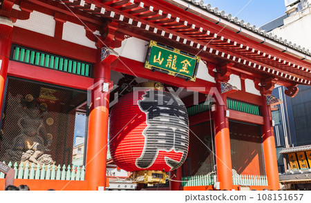 Sensoji Temple gate Sensoji Temple gate 108151657