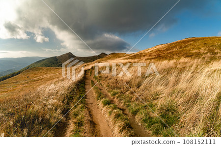 Polonina Wetlinska, Bieszczady mountain, Bieszczady National Park, Poland. 108152111