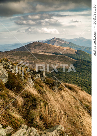 Polonina Wetlinska, Bieszczady mountain, Bieszczady National Park, Poland. 108152116