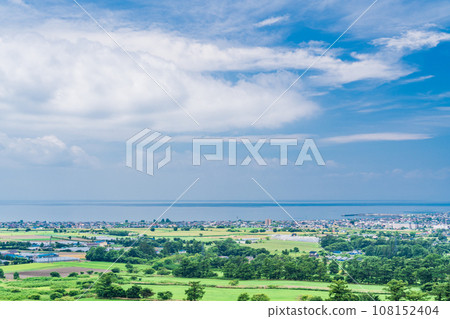 （北海道）從有珠山看到的伊達市天際線和芬卡灣（上） 108152404