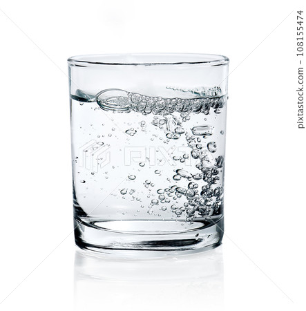 Water being poured into glass Water being poured into glass 108155474