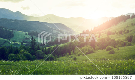 Amazing mountaine landscape view 108155597