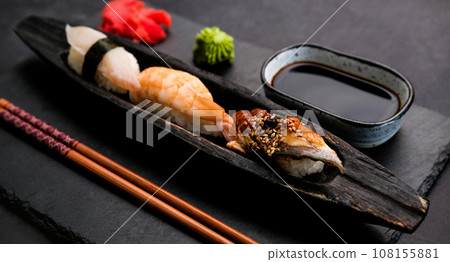 Stylish sushi composition Stylish sushi composition 108155881