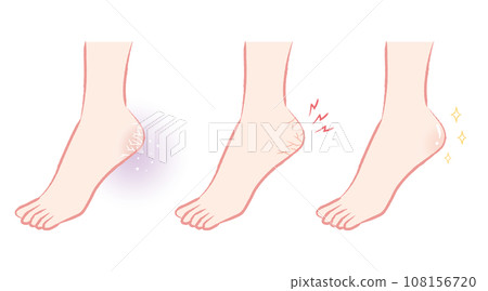 粗糙、粉狀、光滑的高跟鞋插畫合輯 粗糙、粉狀、光滑的高跟鞋插畫合輯 108156720