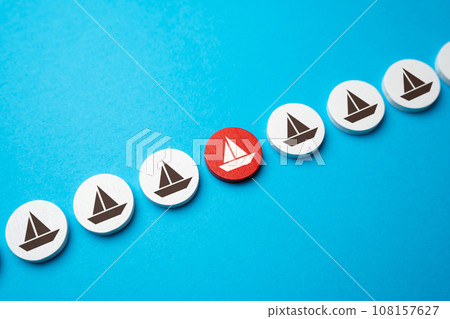 Stand out from others. Chosen, talented. To be different. Ambitions and aspirations. 108157627