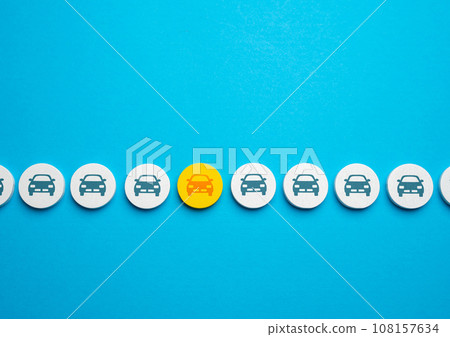 Car rental. Taxi ordering. Car sharing. The concept of auto insurance, buying and selling. New traffic rules. Car rental. Taxi ordering. Car sharing. The concept of auto insurance, buying and selling. New traffic rules. 108157634