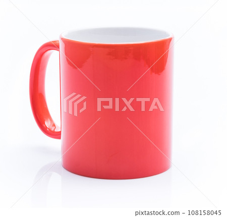 Red cup on white 108158045
