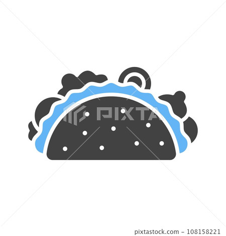 Taco icon vector image. Taco icon vector image. 108158221