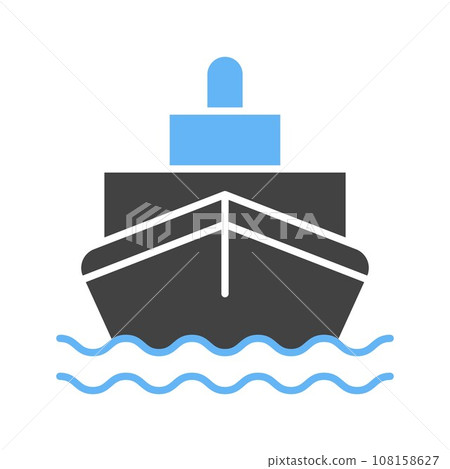 Ship icon vector image. 108158627