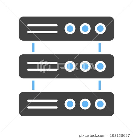 Server icon vector image. Server icon vector image. 108158637