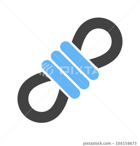 Rope icon vector image. Rope icon vector image. 108158673