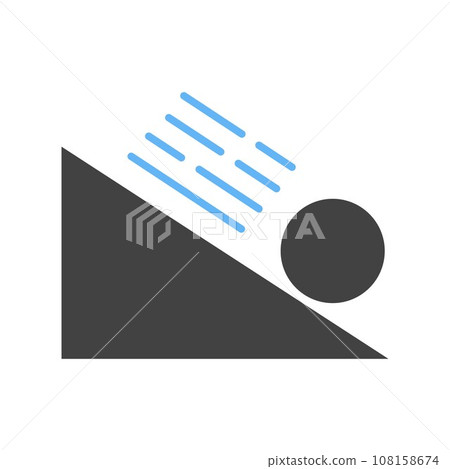 Rolling icon vector image. Rolling icon vector image. 108158674