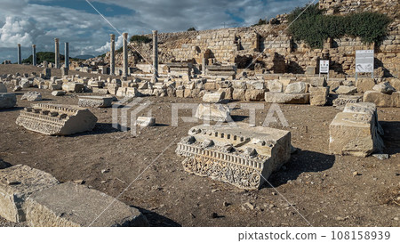 Ruin of ancient city of Knidos. Turkey. Ruin of ancient city of Knidos. Turkey. 108158939