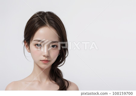 AI 生成的美麗女人和平滑的背景 AI 生成的美麗女人和平滑的背景 108159700