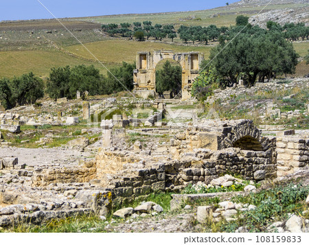 Dougga Ruins, Tunisia [Arch of Alexander Severus] / Dougga, Tunisia 108159833