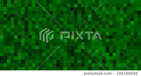 Green grass seamless pattern with pixels. Farm or field game surface texture 108160048
