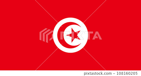 Tunisia National Flag 108160205
