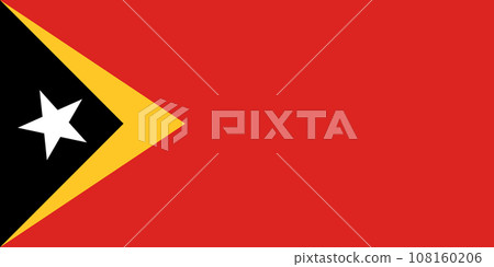 Timor Leste East Timor National Flag 108160206